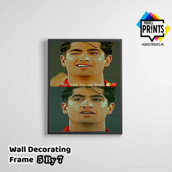 Naseem Shah Meme wall frame design 5 By 7 | Perfect Prints