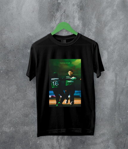 Naseem Shah's Speed in Your Pocket Cricket T-shirt Pakistan Delight 100% Good Quality | Perfect Prints