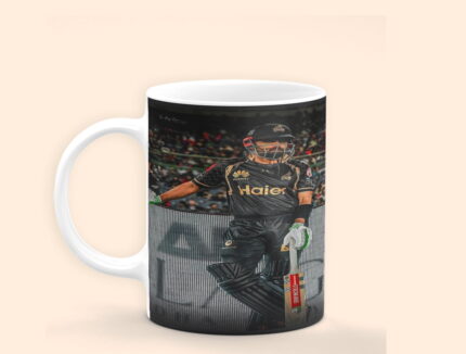 Babar Azam Pic Fanatic Edition Cricket-Inspired Coffee Mug 330Ml