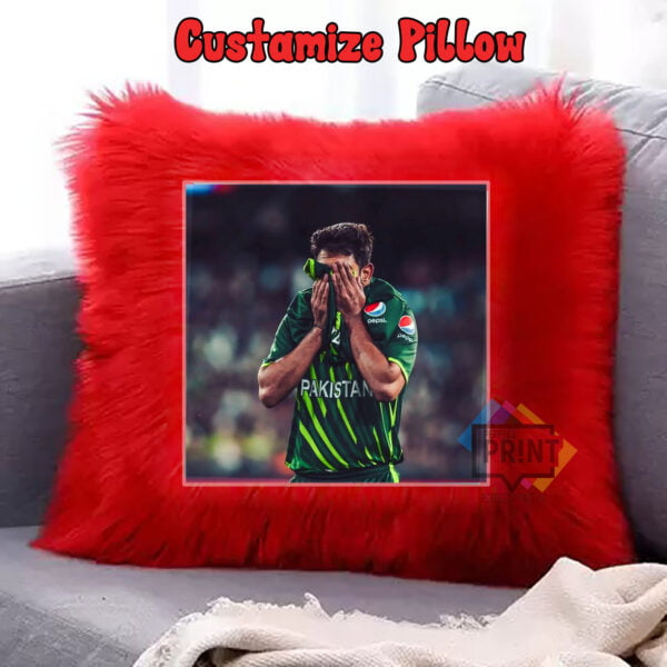 pakistan team squad Fanatics Fur Pillow Your Game-Day Must-Have 12 By 12 | Perfect Prints
