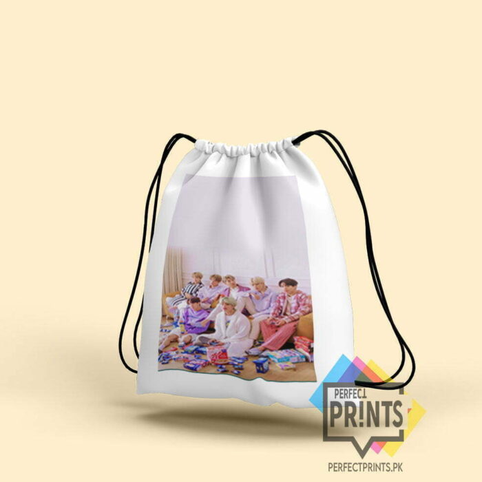 BTS Pics Drawstring bag The Perfect Gift for ARMYs 14 By 16 | Perfect Prints