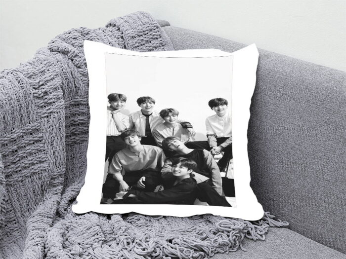 Bts Pics neck pillow Show Your Love for the Hottest K-Pop Band 12 By 12 | Perfect Prints