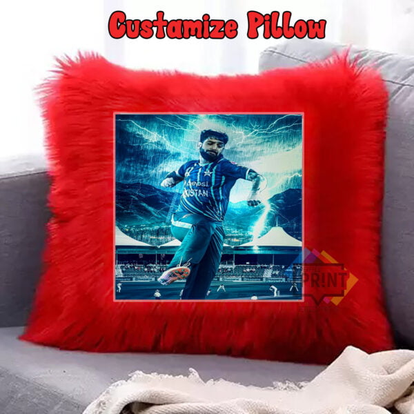 Proudly pakistan team squad Fur Pillow Support Your Cricket Team 12 By 12 | Perfect Prints