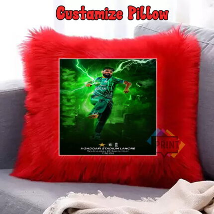 pakistan team squad Icons Fur Pillow Be a Fan Wherever You Are! 12 By 12 | Perfect Prints