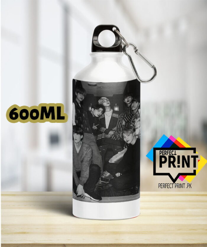 Bts bottle Must-Have Accessories for K-Pop Enthusiasts 600Ml | Perfect Prints
