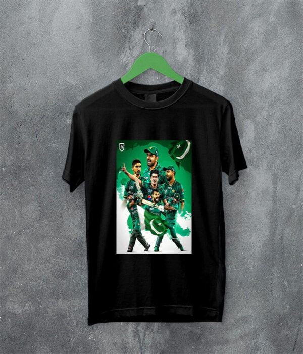Pakistan Team Squad Legends T-shirt Pakistan Celebrate Greatness on the Go | Perfect Prints A1 Quality