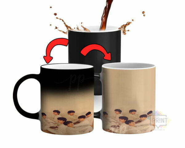Bts pics magic mug Trendy Accessories for True Fans 330Ml | Perfect Prints