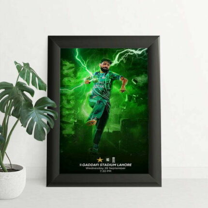 pakistan team squad Icons wall frame design Be a Fan Wherever You Are! 5 By 7 | Perfect Prints
