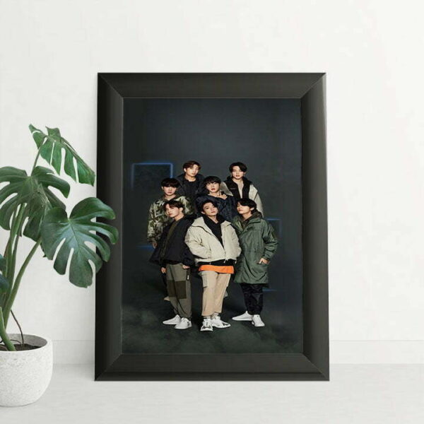 Bts Pics wall frame design Collection Elevate Your K-Pop Merch Game 5 By 7 | Perfect Prints