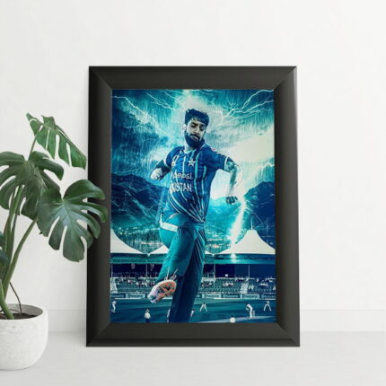 Proudly pakistan team squad wall frame design Support Your Cricket Team 5 By 7 | Perfect Prints