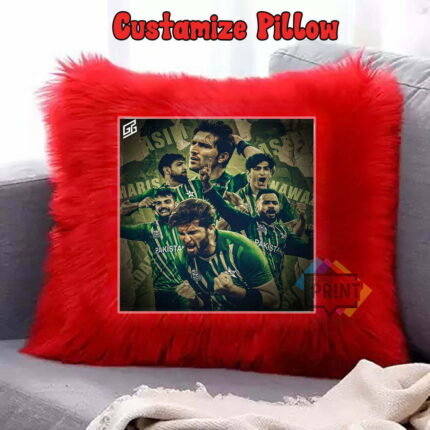 pakistan team squad Stars Fur Pillow Carry Your Heroes Everywhere!12 By 12 | Perfect Prints