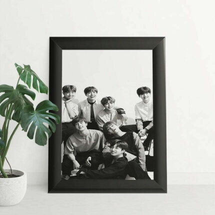 Unlock Your BTS Pics Fandom with Trendy wall frame design 14 By 16 | Perfect Prints 5 By 7 | Perfect Prints