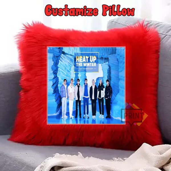Bts Members Mic Drop BTS Fur Pillow 2023