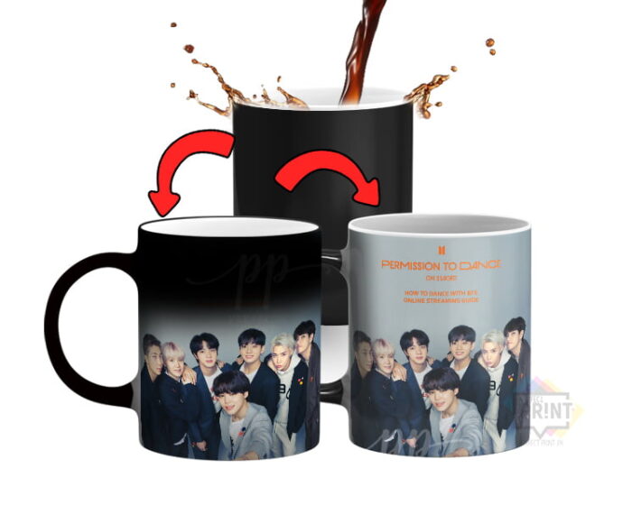 Bts pics Wings of Freedom magic mug 330Ml | Perfect Prints