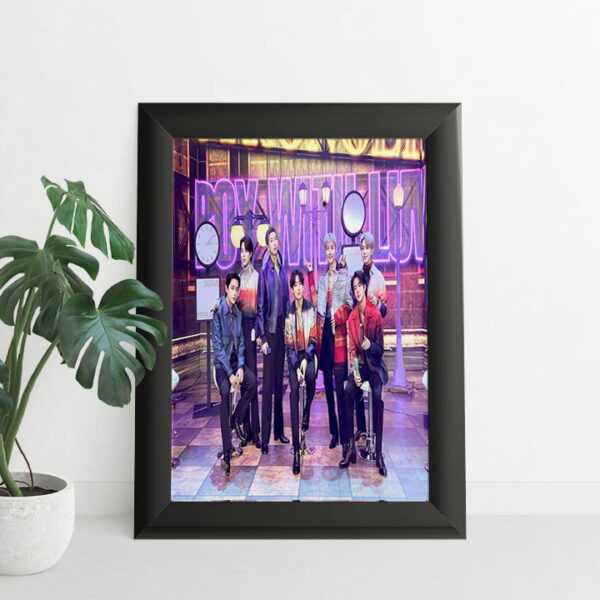 Bts Pics Love Yourself Tear- Shed Tears of Joy with wall frame design 5 By 7 | Perfect Prints