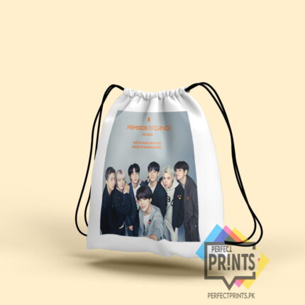 BTS Pics Wings of Freedom Drawstring bag14 By 16 | Perfect Prints