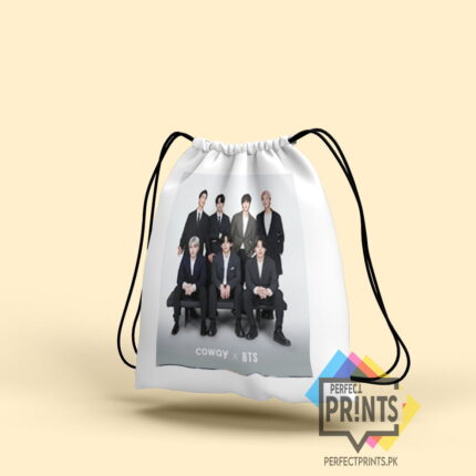 BTS Pics Mic Drop Drawstring bag14 By 16 | Perfect Prints