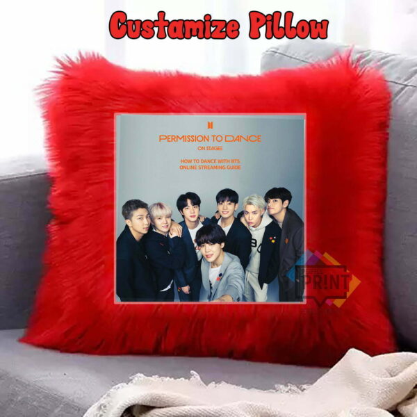 Bts Members Wings of Freedom BTS Fur Pillow 2023