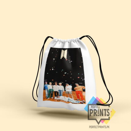 BTS Pics- Light Up Your Keys with BTS' Drawstring bag14 By 16 | Perfect Prints