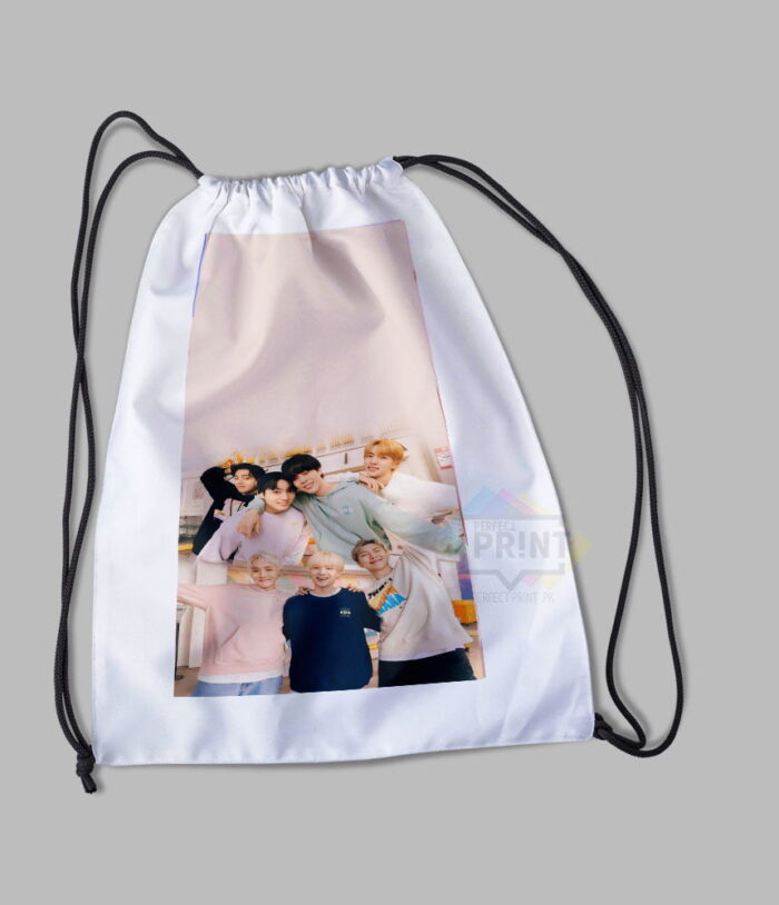 BTS Pics Serendipity Swag BTS - Latest Gear Drawstring bag14 By 16 | Perfect Prints