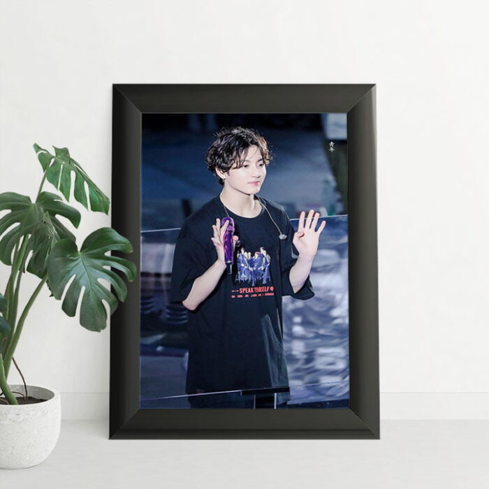 Bts Pics Cutest Jungkook BTS Army Membar wall frame design 5 By 7 | Perfect Prints