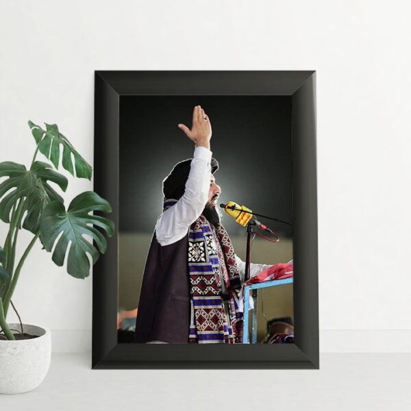 Best Carry the Cause Tehreek-e-Labbaik Photo Frame Saad Hussain Rizvi Movement in Your Hand | 5 by 7
