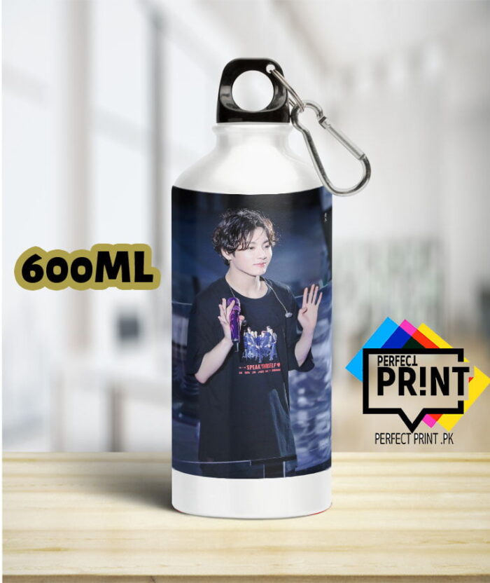 Bts bottle Cutest Jungkook BTS Army Membar bts members bottle 600Ml | Perfect Prints