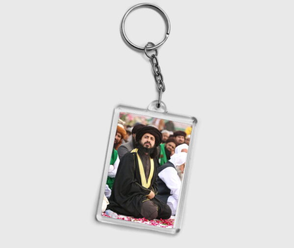 Best Signature Symbol Saad Hussain Rizvi Tehreek-e-Labbaik Keychain Pakistan Key Charm 2 by 2