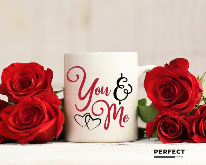 Gifts For Valentine Day Gift You & Me Mug 330Ml