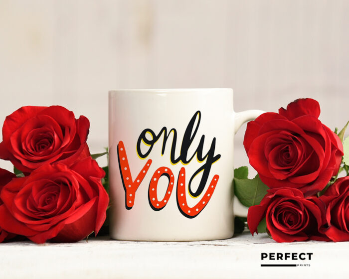 Only You Valentine Day Gift Vibes Share a Cup of Love Best Gift For Husband And Wife Mug 330ml