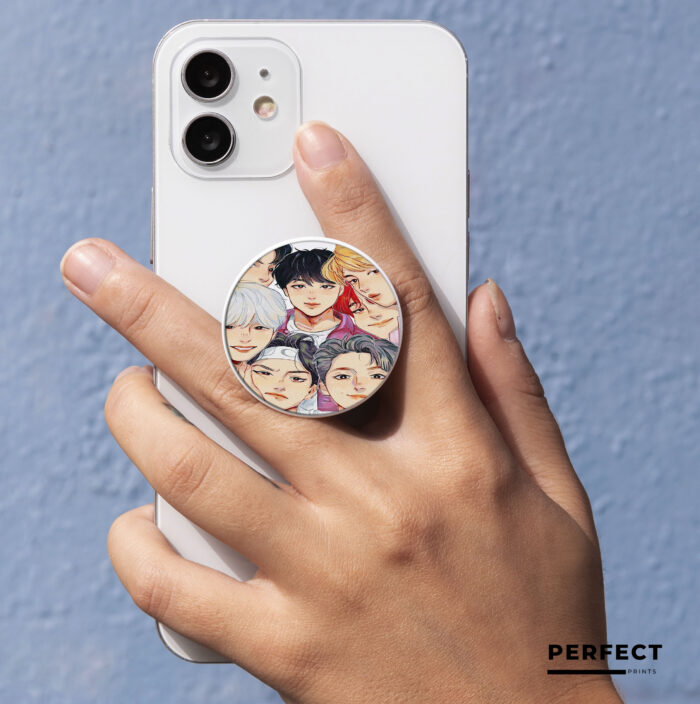 Bts anime bts accessories BTS Mobile Socket Holder BTS Logo In Pakistan | Perfect Prints #1 Quality