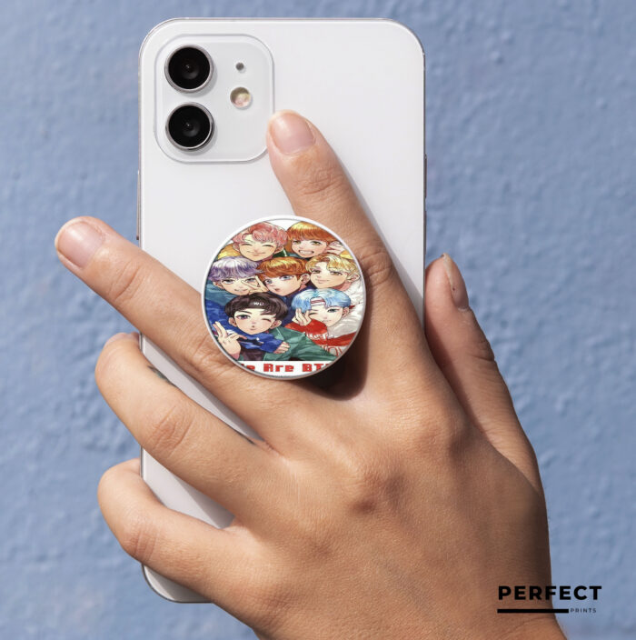 Bts anime BTS Mobile Socket Holder BTS Logo In Pakistan | Perfect Prints #1 Quality
