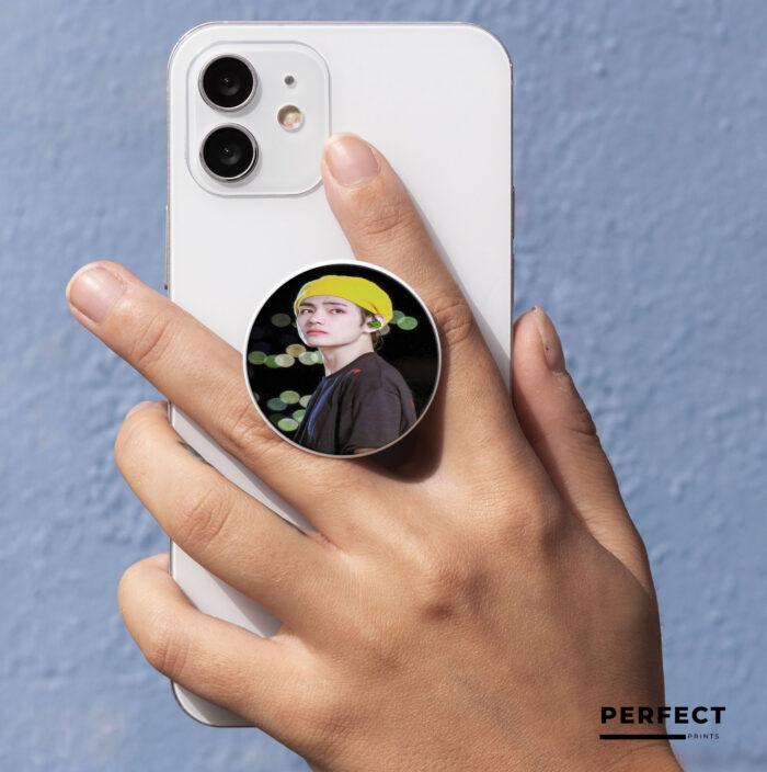 Cute V Taehyung Army BTS Mobile Socket Holder BTS Logo In Pakistan | Perfect Prints #1 Quality