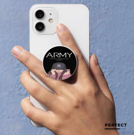 BTS Army You Can't Stop Me Lovin Myself BTS Mobile Socket Holder BTS Logo In Pakistan | Perfect Prints #1 Quality