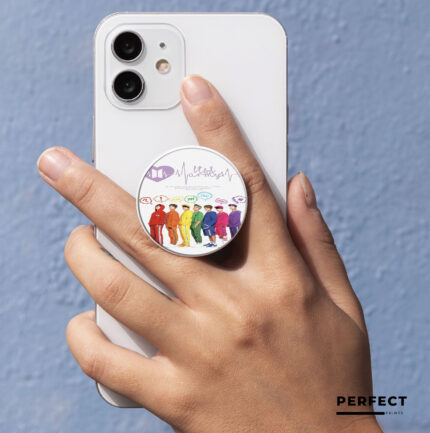BTS Bangtan Boys Ceramic BTS Mobile Socket Holder BTS Logo In Pakistan | Perfect Prints #1 Quality
