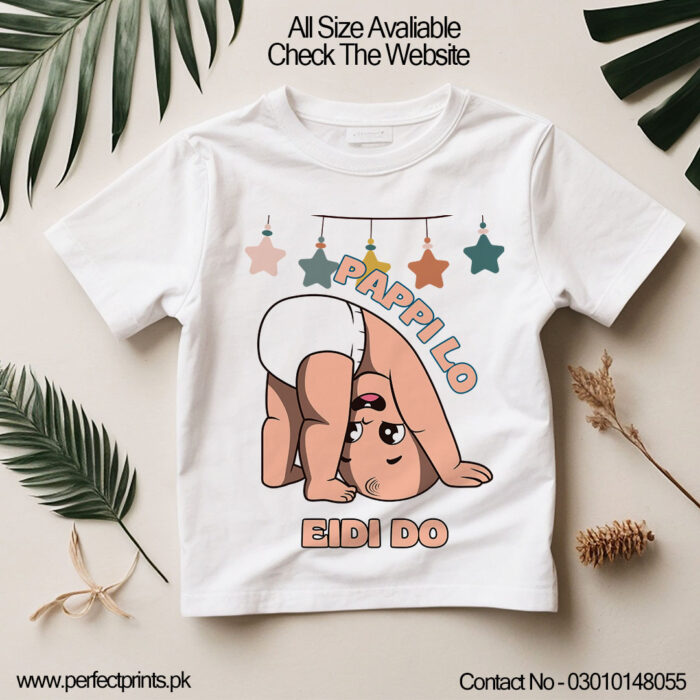 Pappi Lo Eidi Do Creazy Eid ul Fitr T-Shirt For Eid In Perfect Prints | #1 Quality