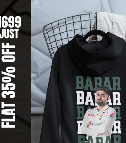 Best Babar Azam Hoodie – For the True Fans – Flat 35% OFF!