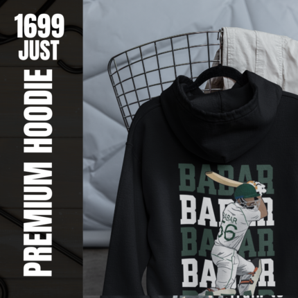 Babar Azam Hoodie - Flat 35% Off | Stay Warm, Stay Stylish