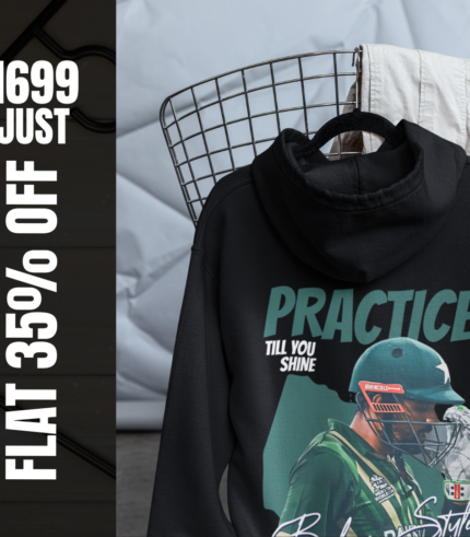 Babar Azam Hoodie - Flat 35% Off | Show Your Cricket Passion