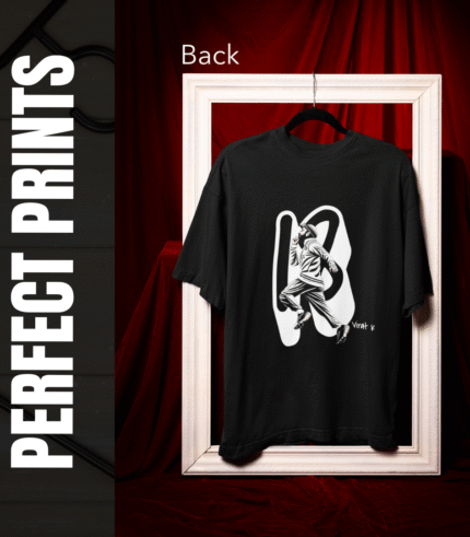 Power Look Cricket Wear – Virat Kohli T-Shirt with No. 18 Print
