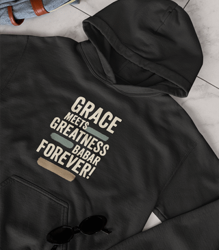 Power Up Your Wardrobe with Oversized Babar Azam Hoodie : Limited Edition #56