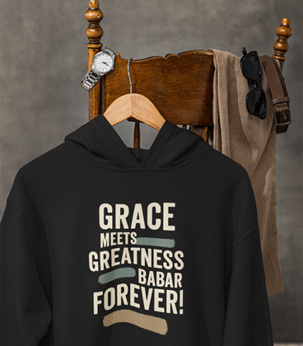 Power Up Your Wardrobe with Oversized Babar Azam Hoodie : Limited Edition #56