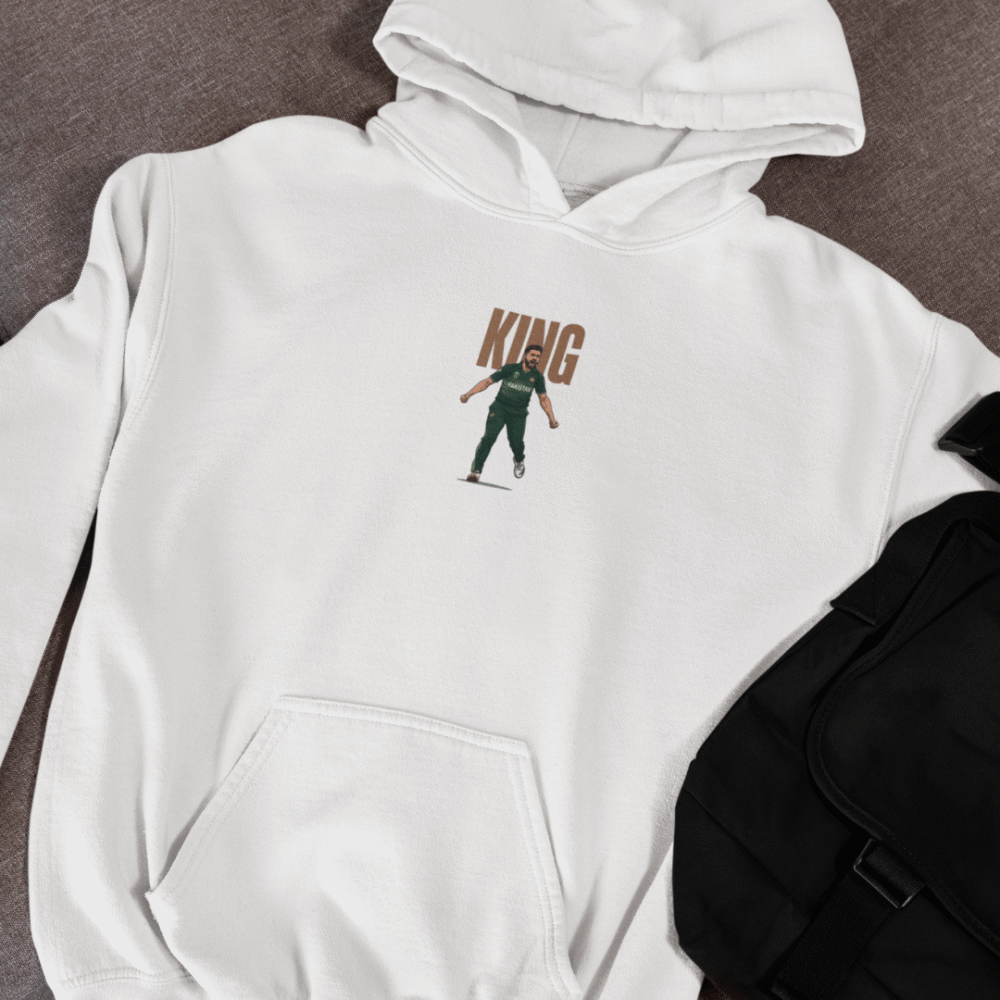 Wear Your Hero - Muhammad Amir Official Cricket Hoodie | Perfect Prints | Huge 45% Discount