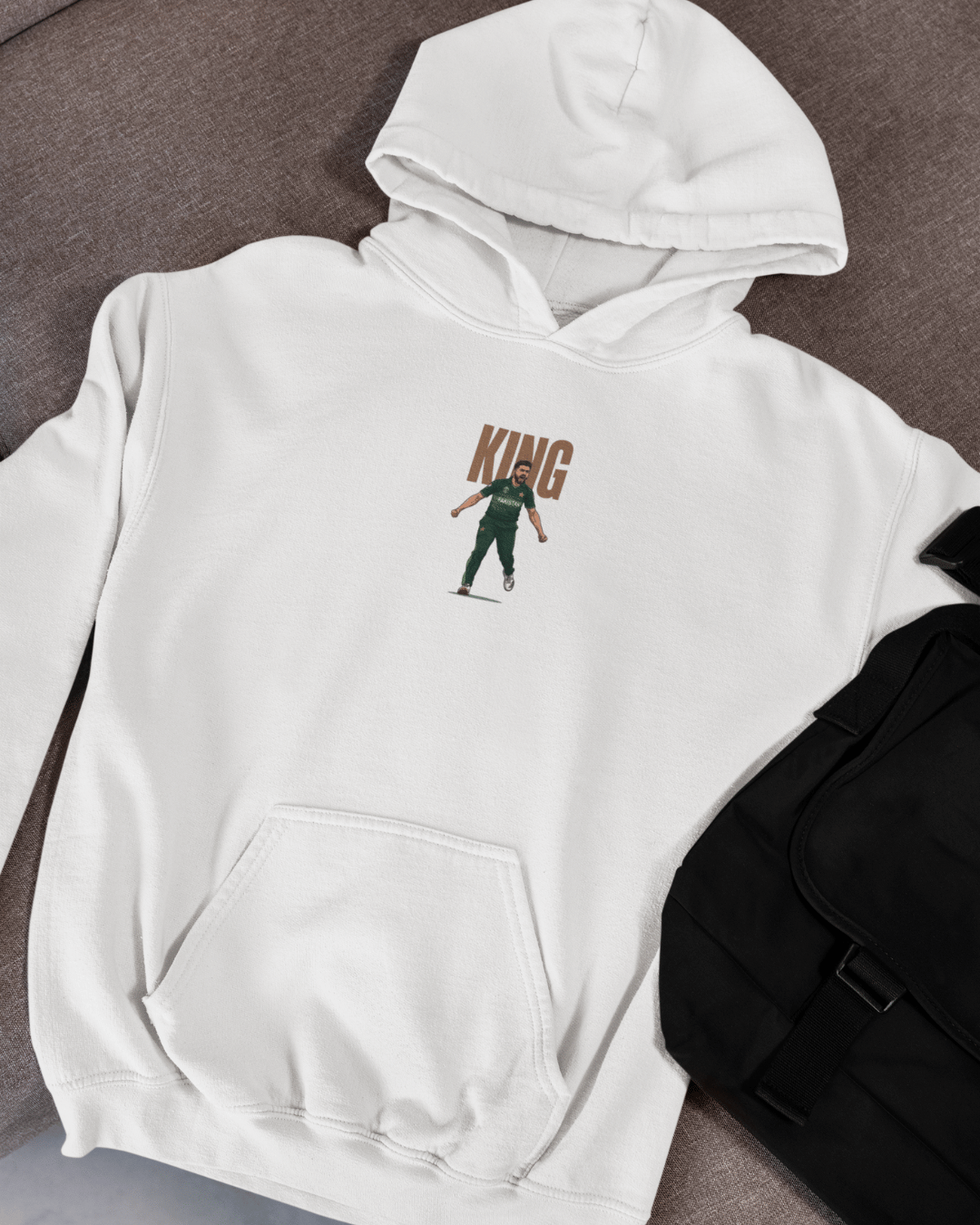 Wear Your Hero - Muhammad Amir Official Cricket Hoodie | Perfect Prints | Huge 45% Discount
