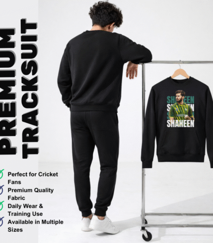 Champion Vibes Premium Fan Cricket Tracksuit – Shaheen Shah Afridi Cricket Tracksuit