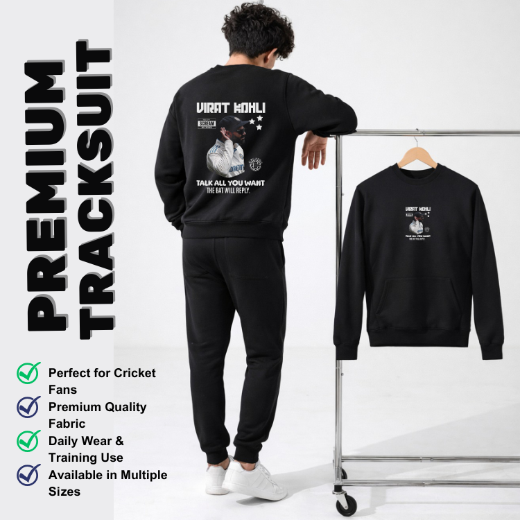 Match Day Special: Virat Kohli Cricket Tracksuit 18 – High Quality & Stylish