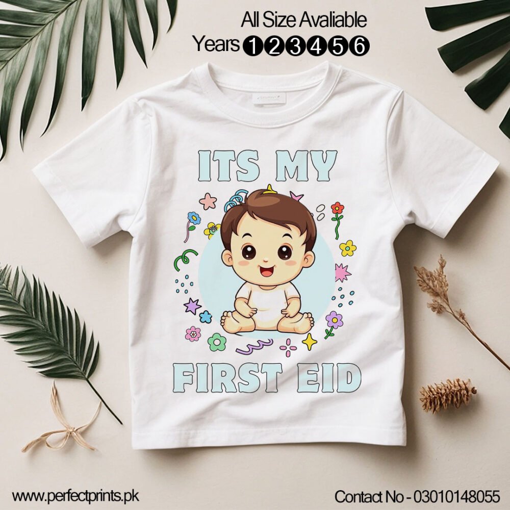 My First Eid 🌙 — Adorable Baby & Kids Eid Shirts | Limited Edition | Eid 2026 Special Collection