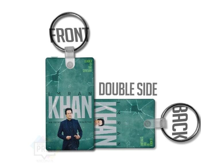 Imran Khan Pic School bag Keychain For PTI Supporters Keychain 3 By 2